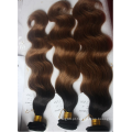 100% corpo de tecer de cabelo humano virgem onda omber #1b/8 brasileira cabelo Remy